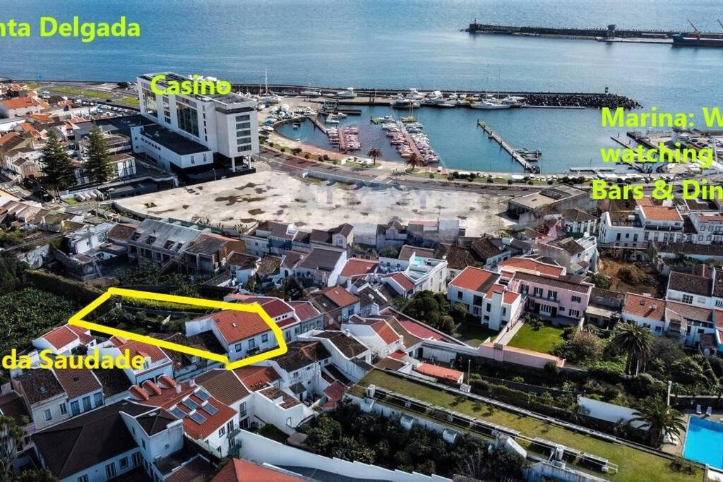 City Center, 200 Meters To Marina, Walk To Everything, Private Yard And Garden Ponta Delgada Kültér fotó